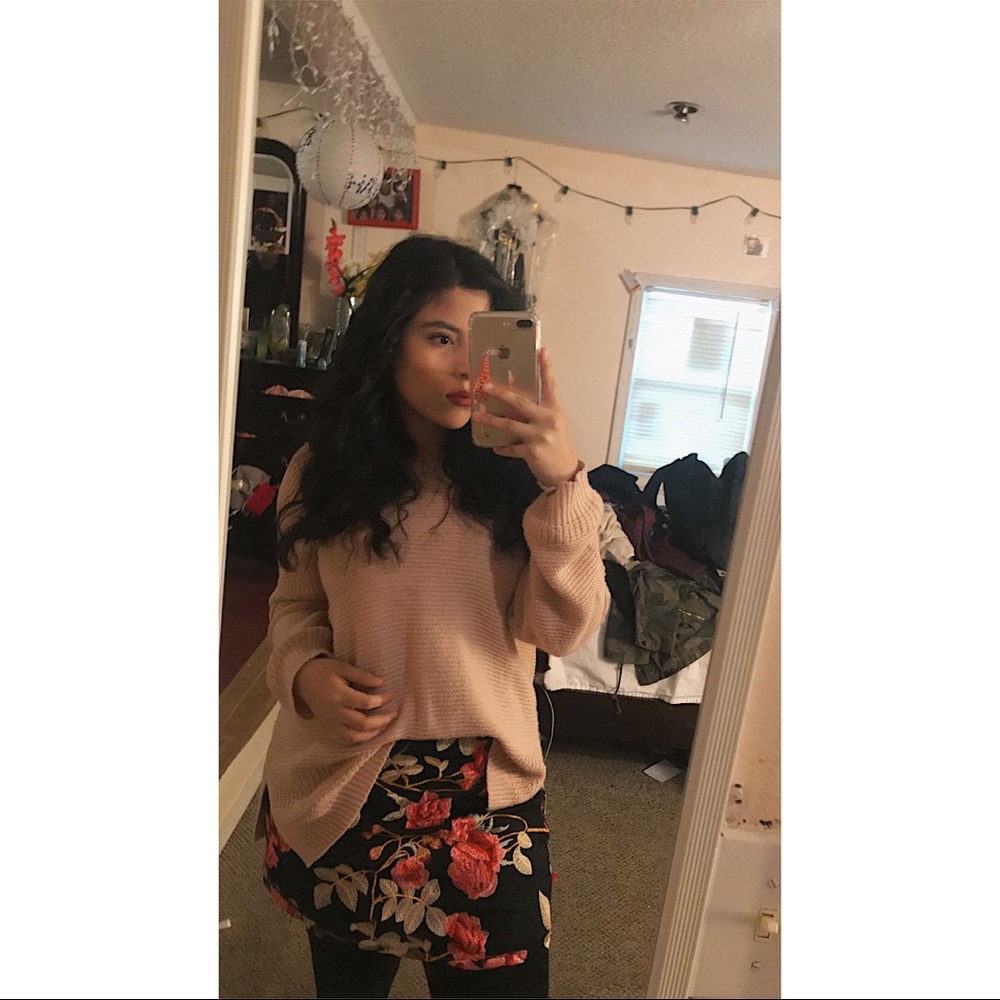 Flowery skirt